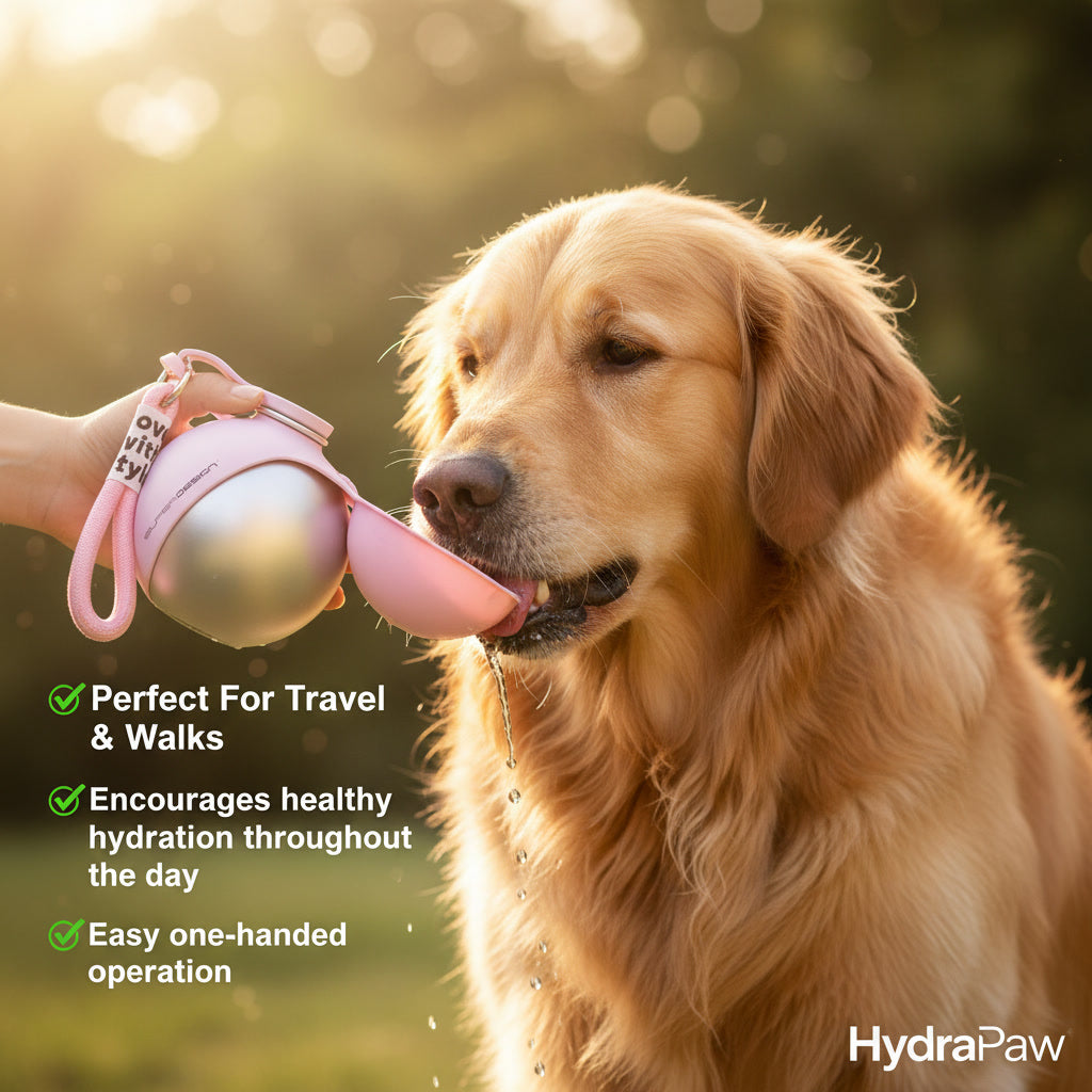 leak proof dog water dispenser for outdoor adventures