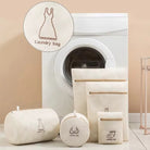 Zipper mesh laundry bag