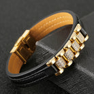 everyday wear leather bracelet