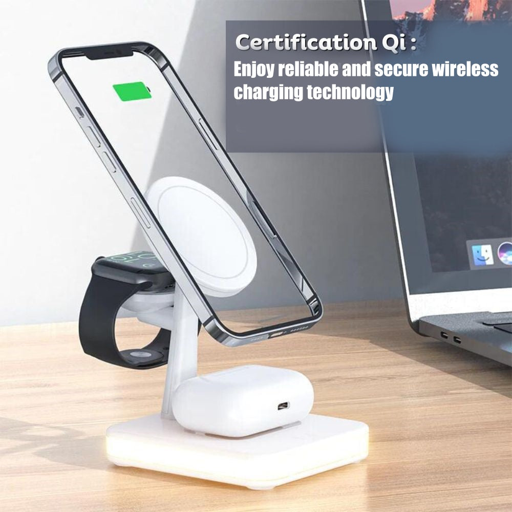 MagDock - 3-in-1 Wireless Charger - Mag & Doudy