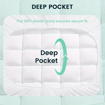 Plush mattress cover