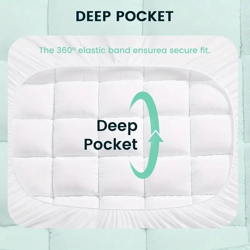 Plush mattress cover