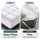 Noiseless mattress topper