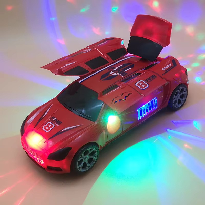 Cool Light Music Kid's Car : LED Music Car - Mag & Doudy