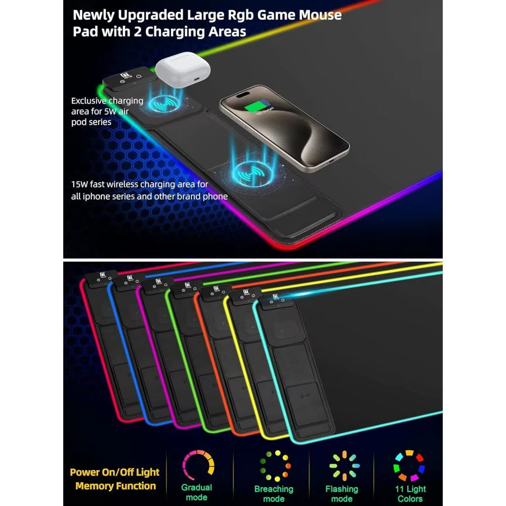 Wireless Charger Mouse Pad
