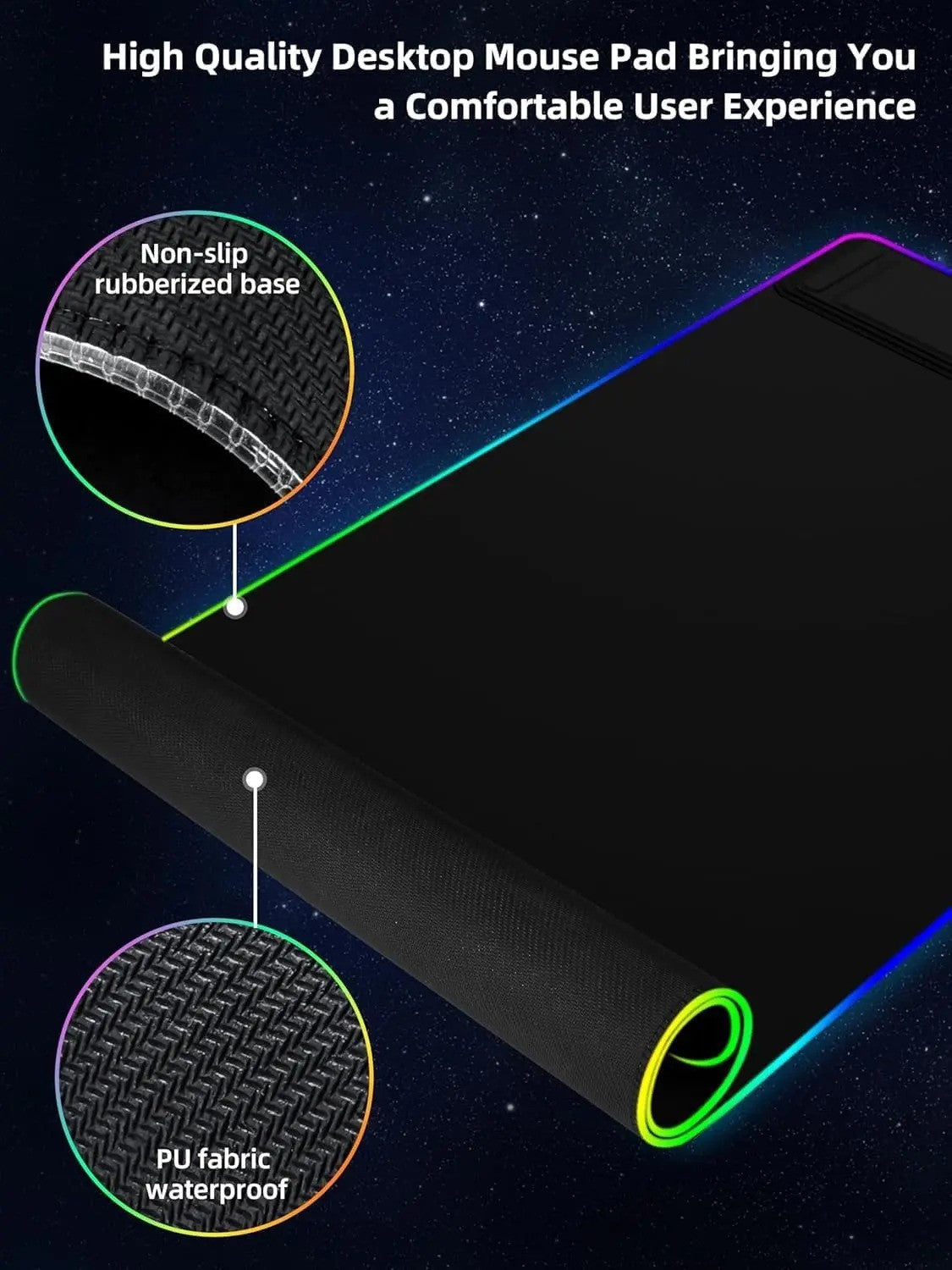 LED Gaming Desk Mat