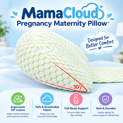 U-shaped maternity pillow