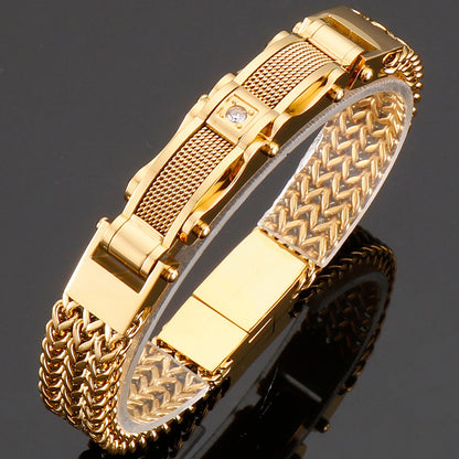chic geometric bracelet design