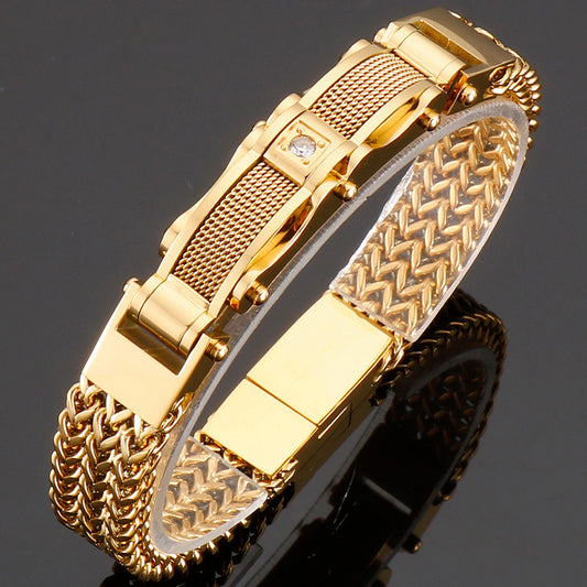 chic geometric bracelet design