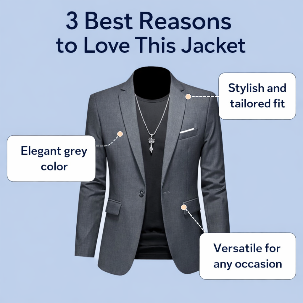 Men’s elegant tuxedo jacket