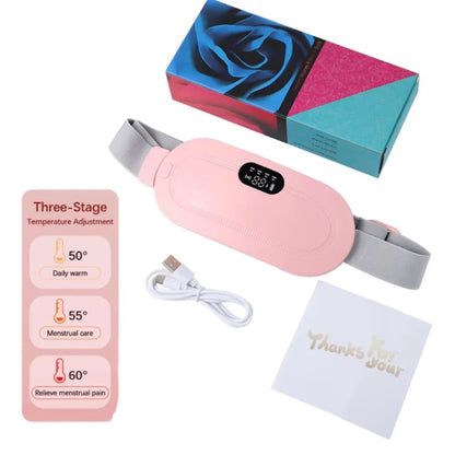 Heat and vibration cramp massager