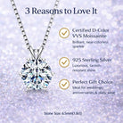 Luxury Moissanite Round Pendant