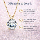 Moissanite Bridal Necklace