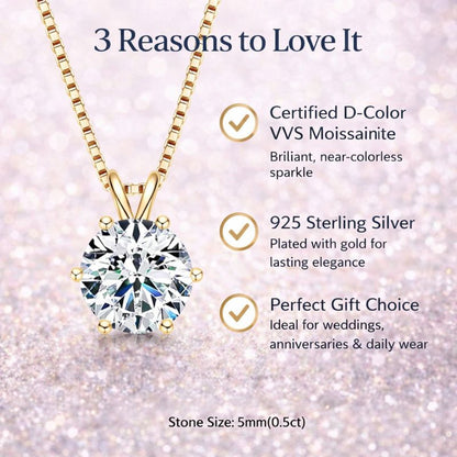 Moissanite Bridal Necklace