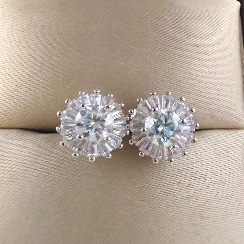 women’s moissanite wedding earrings