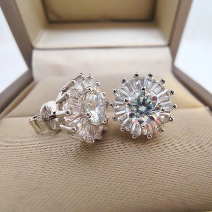 PureShine Moissanite S925 Earrings - Mag & Doudy