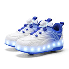 Glowing sports shoes for kids