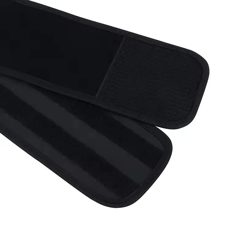 Adjustable CoreControl Sweat Belt with strong Velcro closure and ergonomic design