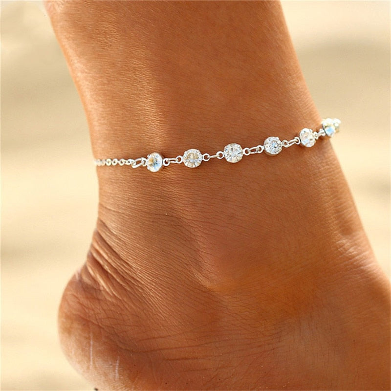 ShimmerLink delicate foot chain - Mag & Doudy