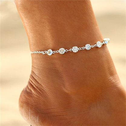 ShimmerLink delicate foot chain - Mag & Doudy