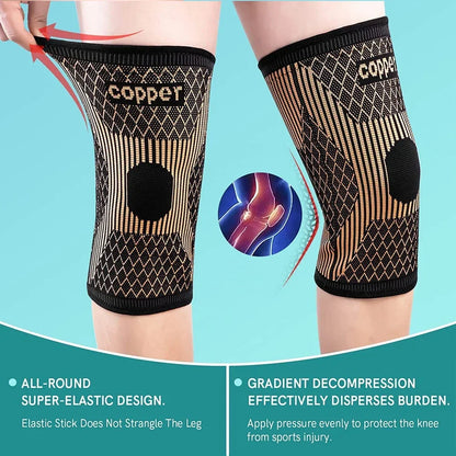 PainShield Copper Knee Brace : Trusted Support for Sports, Joint Pain & Everyday Movement - Mag & Doudy