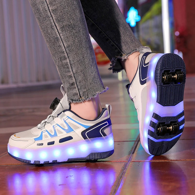 rechargeable light up skate shoes