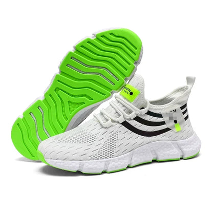 White running shoes 