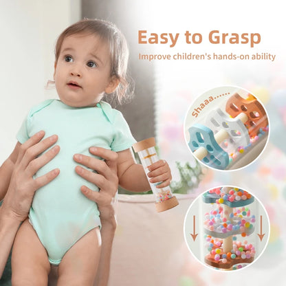 baby sensory hourglass rattle