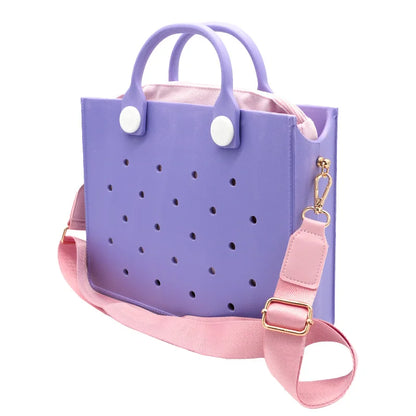 AquaCharm EVA Tote: Fashionable Waterproof Beach Bag - Mag & Doudy