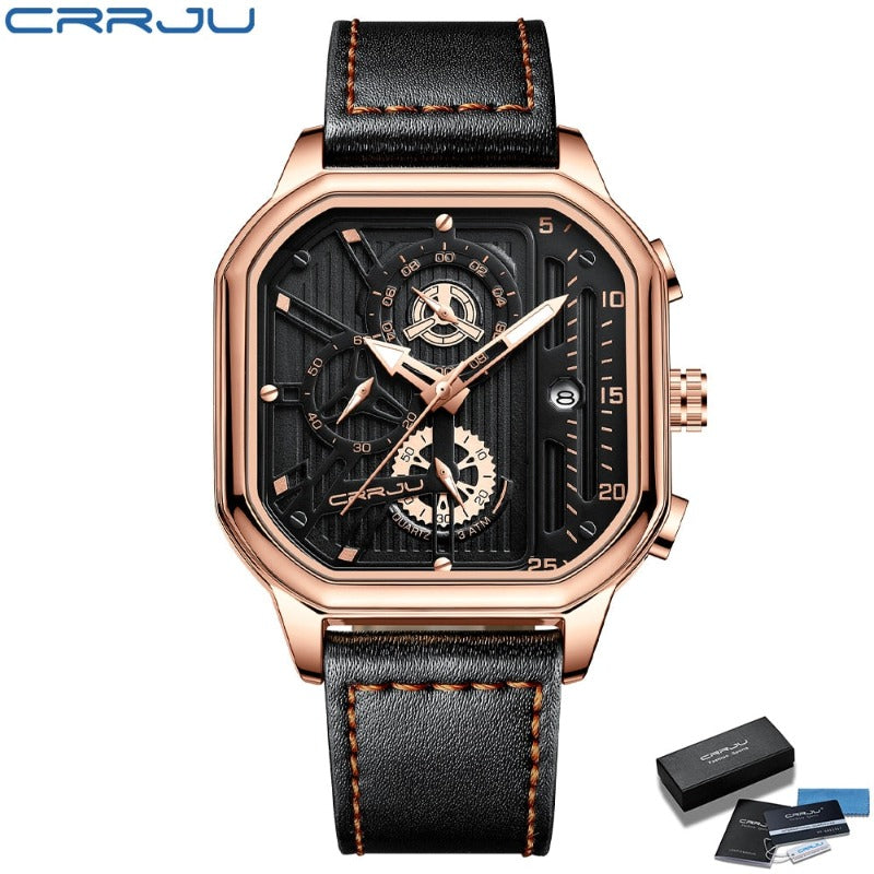 Gold chronograph watch - Mag & Doudy