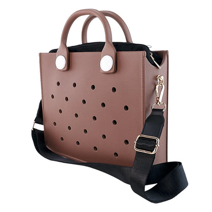 AquaCharm EVA Tote: Fashionable Waterproof Beach Bag - Mag & Doudy