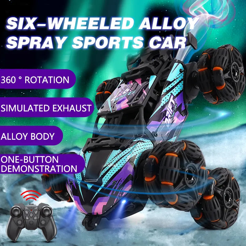 SpinSpray RC Car: Spinning Drift Master - Mag & Doudy