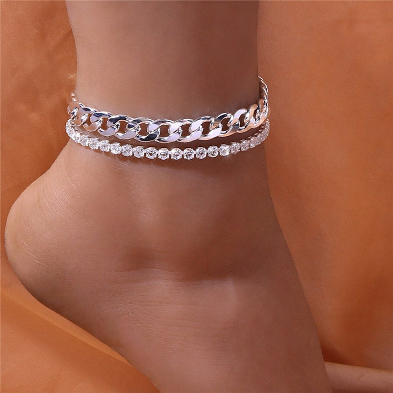 ShimmerLink glamour foot jewelry piece - Mag & Doudy