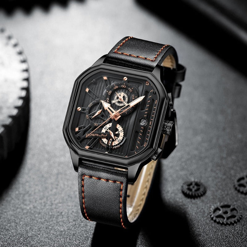 Stainless steel gold watch - Mag & Doudy