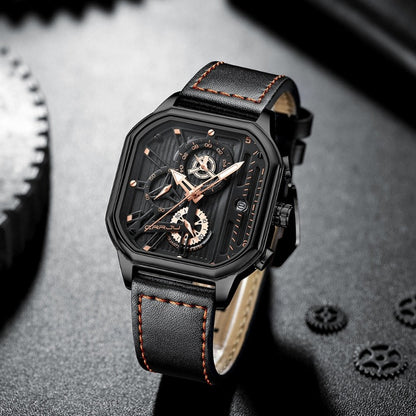 Stainless steel gold watch - Mag & Doudy
