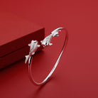 Shiny Silver Bracelets - Mag & Doudy