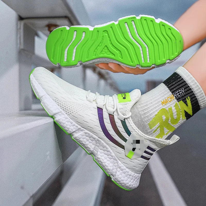 White running shoe 