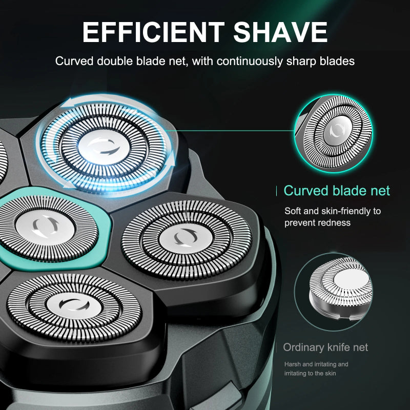 6D Magnetic Razor Head : Waterproof Stainless Steel Replacement Blade - Mag & Doudy