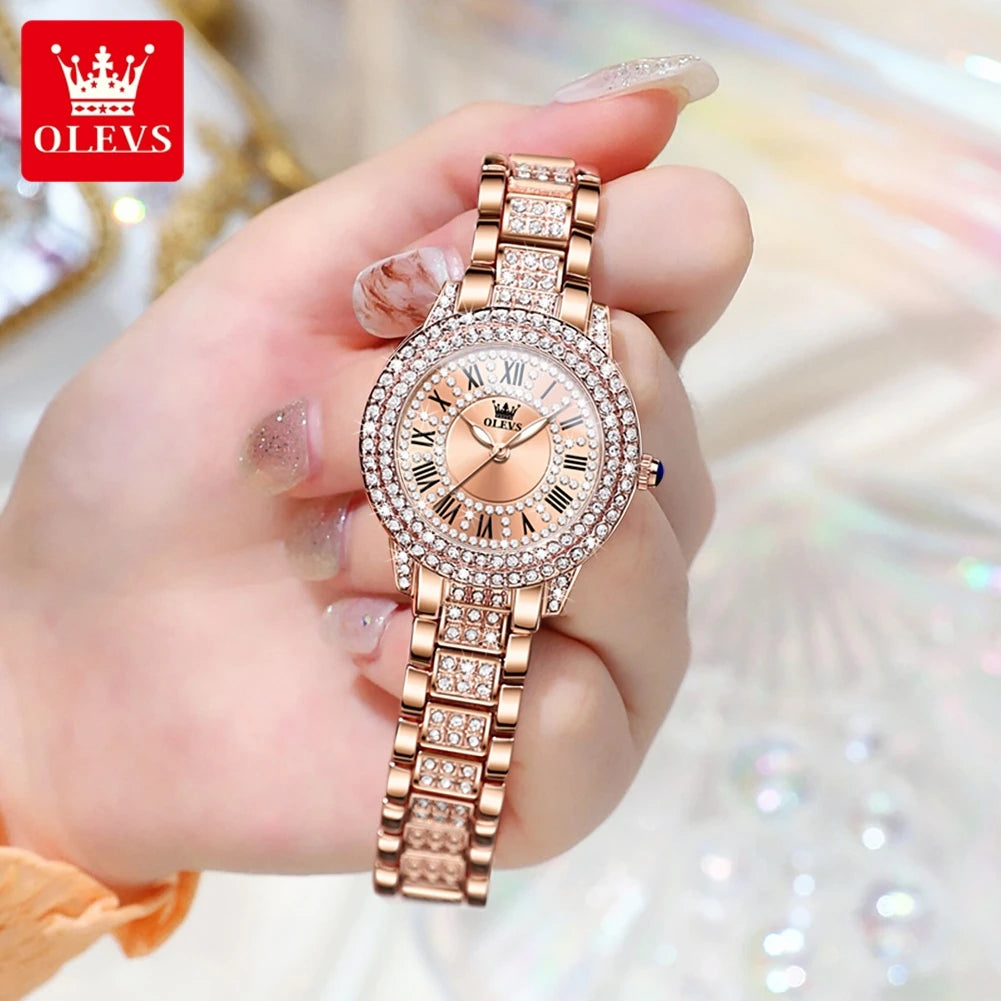 Stainless steel ladies watch
