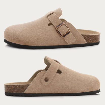 ComfyCork Suede Sandals : Stylishly Comfortable - Mag & Doudy