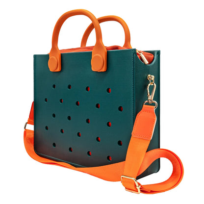 AquaCharm EVA Tote: Fashionable Waterproof Beach Bag - Mag & Doudy
