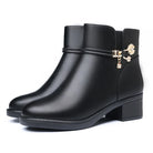 thick wool lined snow boots