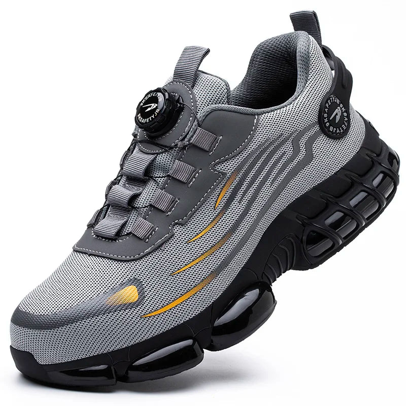 SafeStep Rotating Safety Shoes: IronFlex Security Work Sneakers - Mag & Doudy
