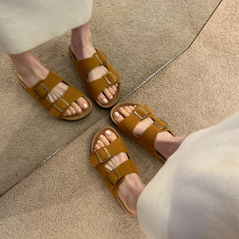chic open-toe summer sandals for women - Mag & Doudy