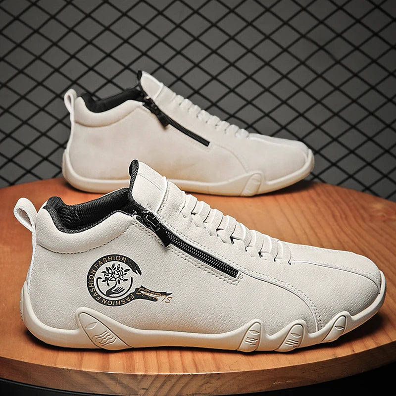 trendy flat bottom boots