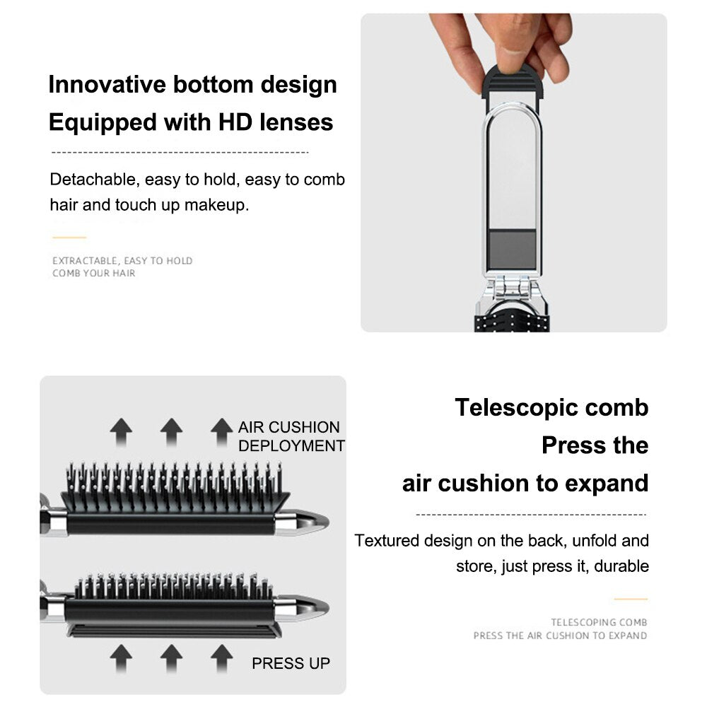 ergonomic hair detangler brush