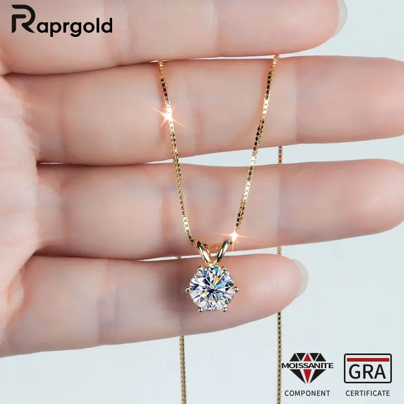 PureGlow™ Moissanite Box Chain Necklace - Mag & Doudy