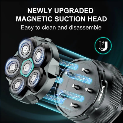 6D Magnetic Razor Head : Waterproof Stainless Steel Replacement Blade - Mag & Doudy