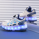 kids light up wheels shoes
