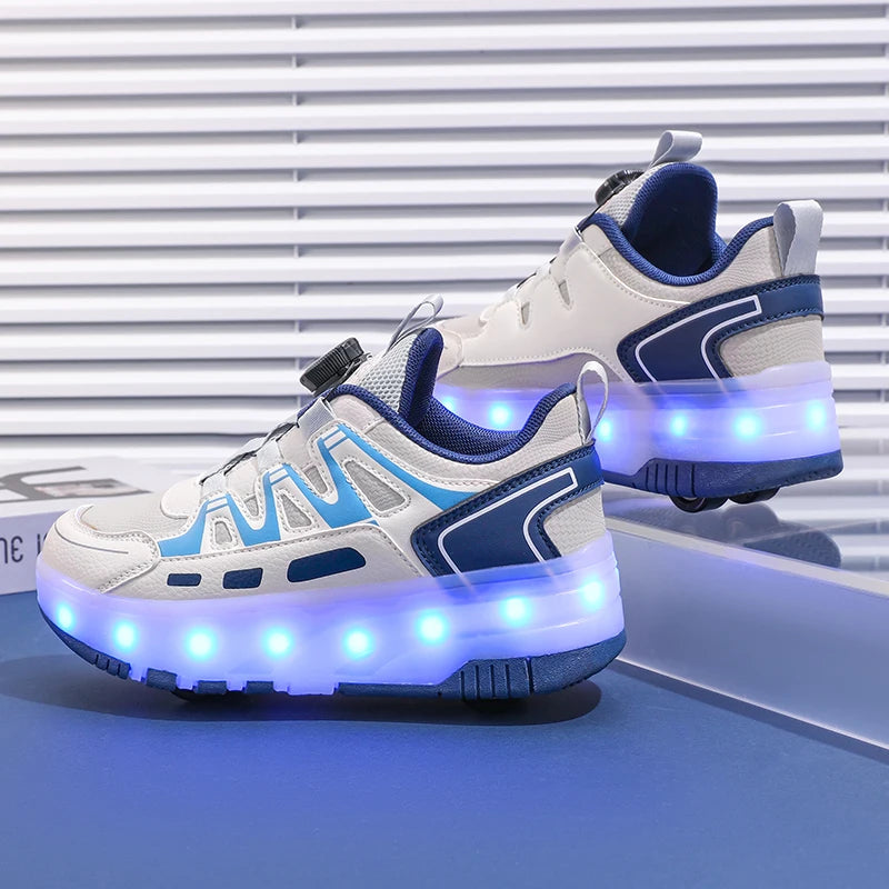 kids light up wheels shoes